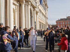 Entusiasmo a Modena per il passaggio della Fiamma Olimpica