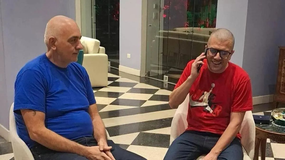 Arrivati a Ciampino Trentini e Burlò, ad accoglierli Meloni e Tajani