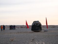 Cina, atterrata a Dongfeng la capsula di rientro Shenzhou-20