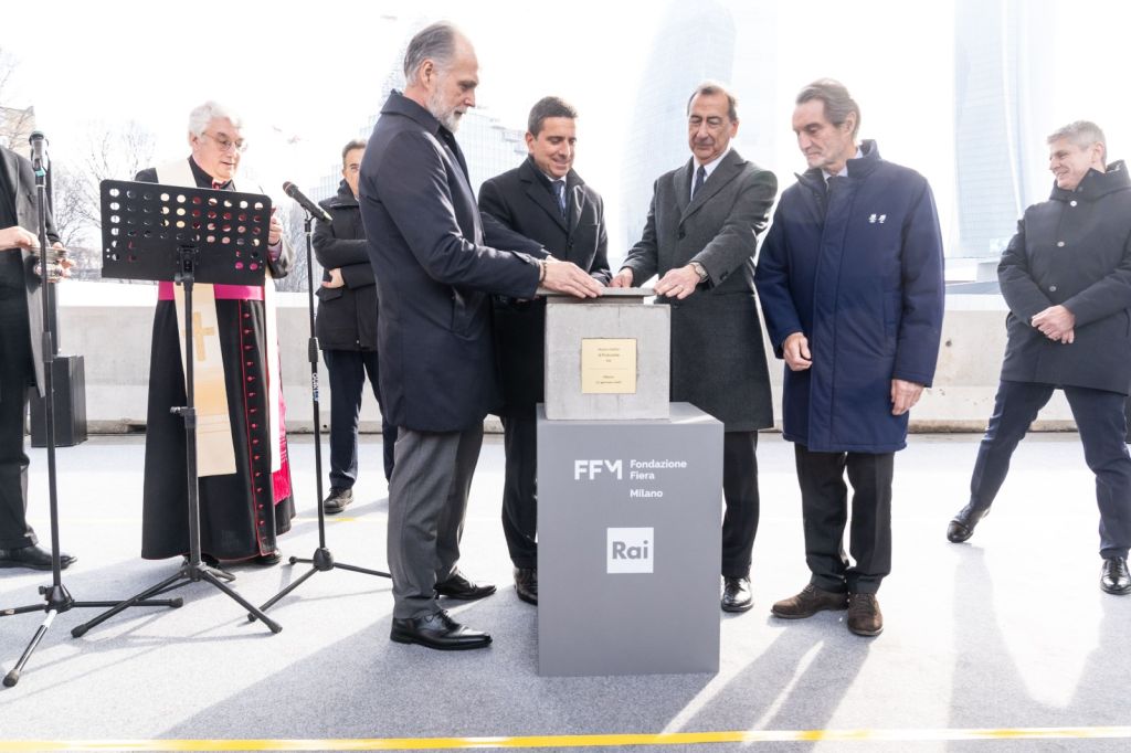 Milano, inaugurato in Fiera il cantiere del nuovo centro di produzione RAI