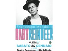 ‘Baby Reindeer’ con Francesco Mandelli sabato al Teatro di Rio Saliceto