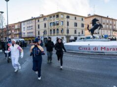 La Fiamma Olimpica a Maranello