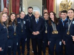 Gli atleti della Fssi accolti da Mattarella al Quirinale dopo i successi di Tokyo: molti si sono allenati a Castelnovo