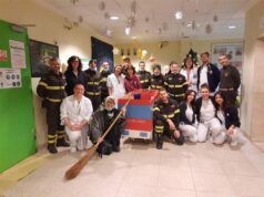 Con i Vigili del Fuoco e la Polizia Penitenziaria l’Epifania è più dolce per i bambini della Pediatria