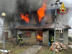 Abitazione a fuoco questa mattina a Montecreto