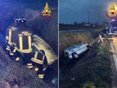 Due feriti in uno scontro tra autovetture stamane a Soliera