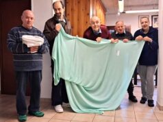 Aliante dona biancheria alla Casa della Carità di Cognento