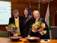 Consegnato a Mariangela Gualtieri e Nino Migliori il Premio “Emilia-Romagna Cultura”, giunto alla seconda edizione