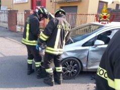Scontro tra auto a Carpi, intervengono i Vigili del fuoco