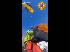 Pievepelago, scivola lungo un sentiero ghiacciato verso il monte Nuda