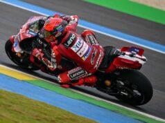 Marc Marquez vince la Sprint del Gp del Brasile, Di Giannantonio 2°