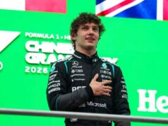 Gp Cina, primo trionfo di Antonelli: grande orgoglio per Bologna