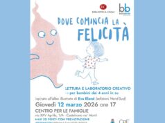 Domani a Castelnovo Monti lettura e laboratorio creativo per bambini: “Dove comincia la felicità”