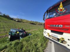 Scontro tra due autovetture lungo la Nuova Estense a Torre Maina