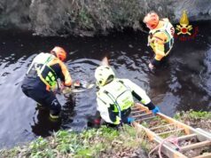 Rubiera: motocrossista finisce nel Tassarola, soccorso e trasportato a Baggiovara