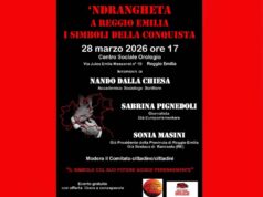 Lunedì evento organizzato dal Comitato Cittadine/Cittadini per una città libera dalle mafie di Reggio Emilia