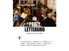 Party letterario venerdì 6 marzo al Teatro De André di Casalgrande