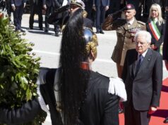 25 Aprile, Mattarella “La pace è il senso della Resistenza”
