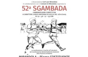 Domenica a Mirandola la 52ª edizione della “Sgambada”