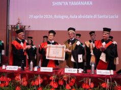 Shin’ya Yamanaka ha ricevuto il Dottorato ad honorem dell’Università di Bologna
