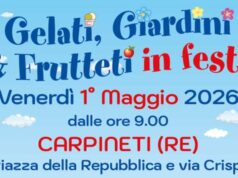 Il 1° maggio a Carpineti “Gelati, Giardini e Frutteti in festa”