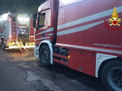 Incendio boschivo tra Biagioni e Pracchia in zona impervia