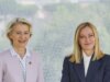 Meloni a von der Leyen “Estendere all’energia la deroga al Patto di Stabilità”