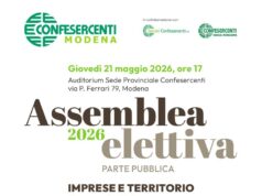 Economia urbana e commercio di prossimità: Confesercenti Modena ne discute il 21 maggio alla propria assemblea elettiva