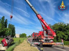 Auto fuori strada sulla SP28 a Montecchio: ferito un giovane