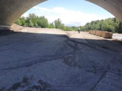 Nuovamente percorribile il tratto ciclabile sotto il ponte di Veggia