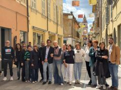 Nuova installazione decorativa in via Menotti a Sassuolo