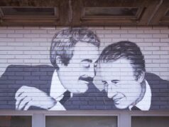 Al Liceo Muratori San Carlo di Modena inaugurazione del murale in memoria dei giudici Falcone e Borsellino