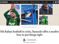 Sassuolo esempio virtuoso citato anche dal New York Times: il modello neroverde fa parlare il mondo