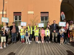 A Palazzo d’Accursio la festa che ha premiato bambine e bambini passeggeri dei Pedibus